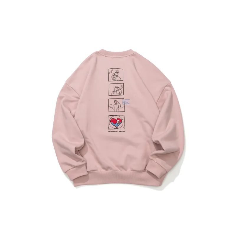 Nautica White Sail Sweatshirt Men's-13