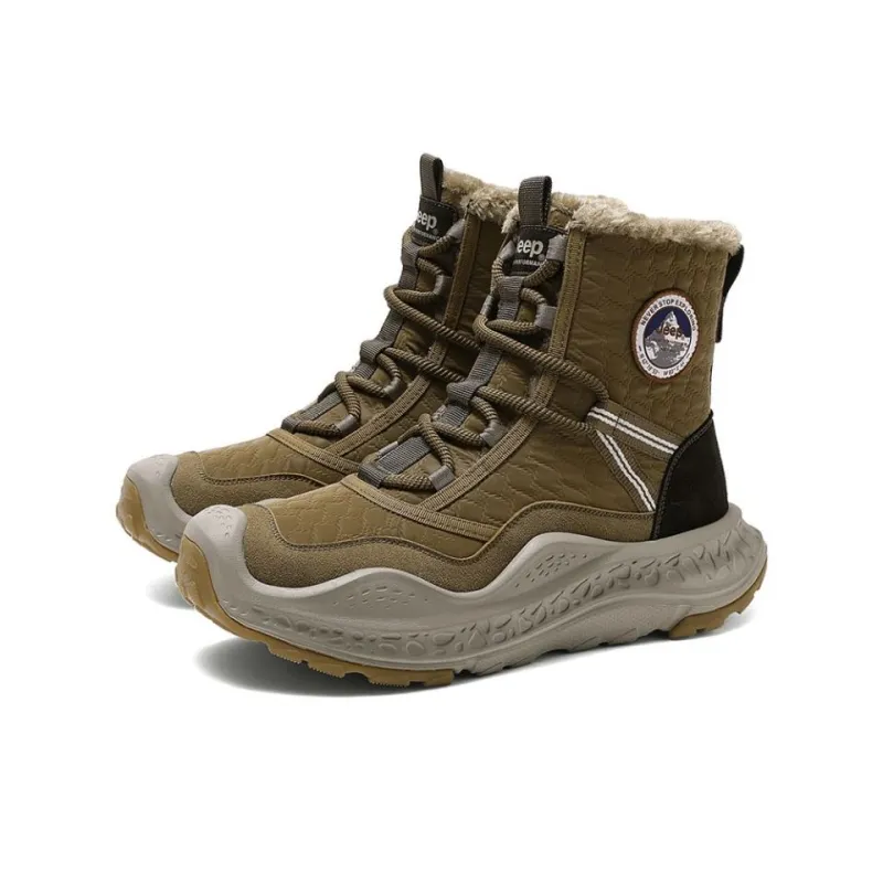 Jeep Snow Boots Men Khaki-1
