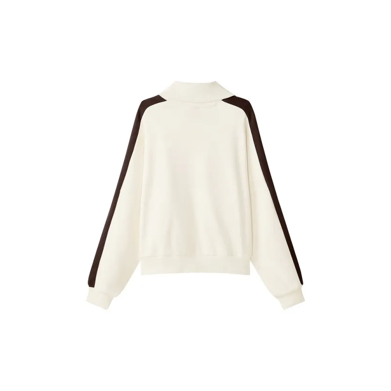 Skechers Mountain And Wild Outdoor Series FW24 Sweatshirt Women's Egg White-1