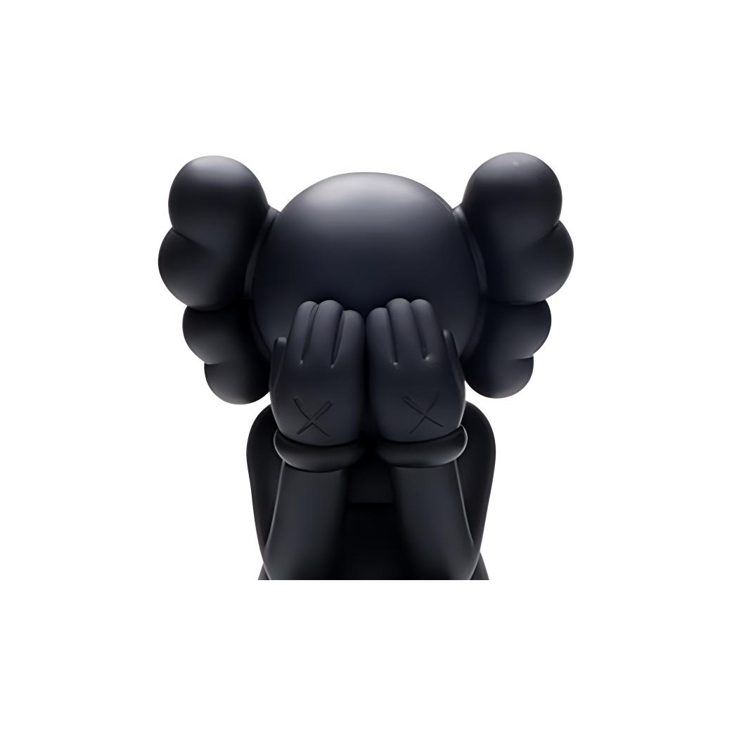 KAWS Passing Through Open Edition Vinyl Figure Black/Brown