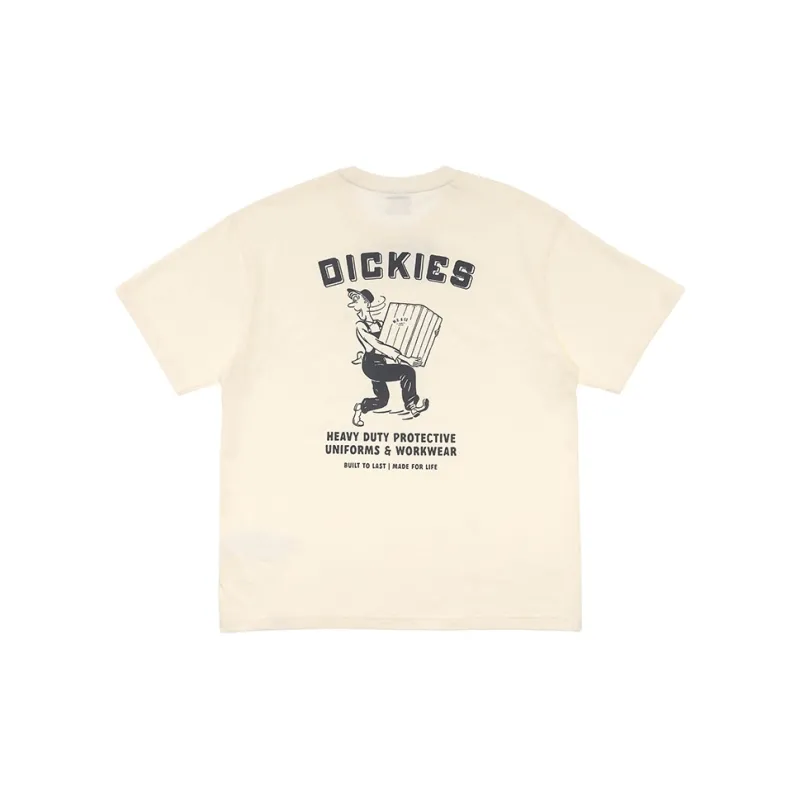 Dickies T Shirt Unisex White Egret White-1
