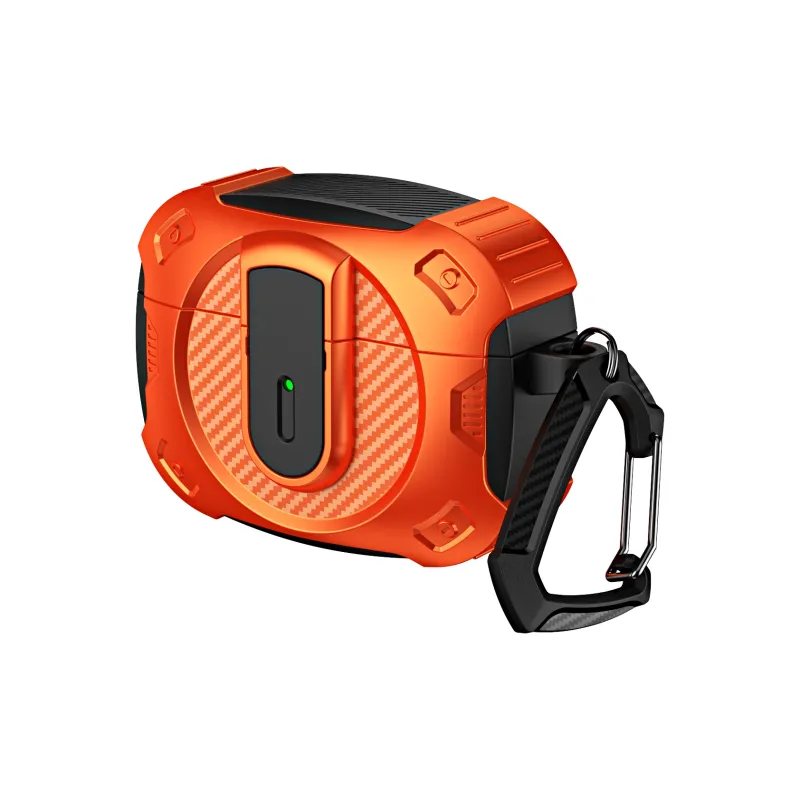 YOOVEI Airpods PC Anti Drop Impact Resistant Mecha Advanced Trendy Fashion Bluetooth Protective Case Headphone Cases-13