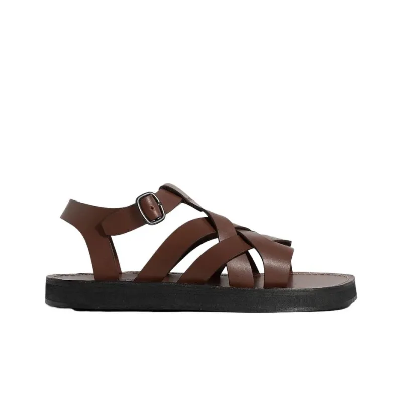 Hereu Beltra Roman Sandals Men's Brown-1