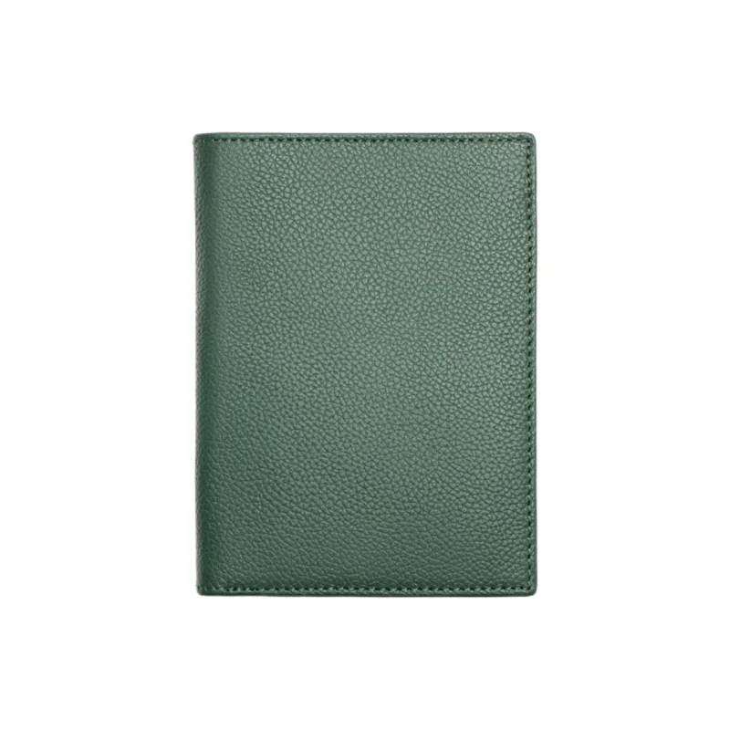 ZARA Cow Leather Wallet Men's Green-0