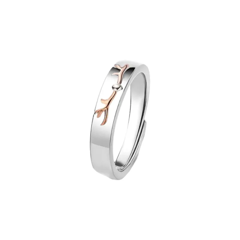 Chongqing Gold Store S925 Silver Rings Unisex-5