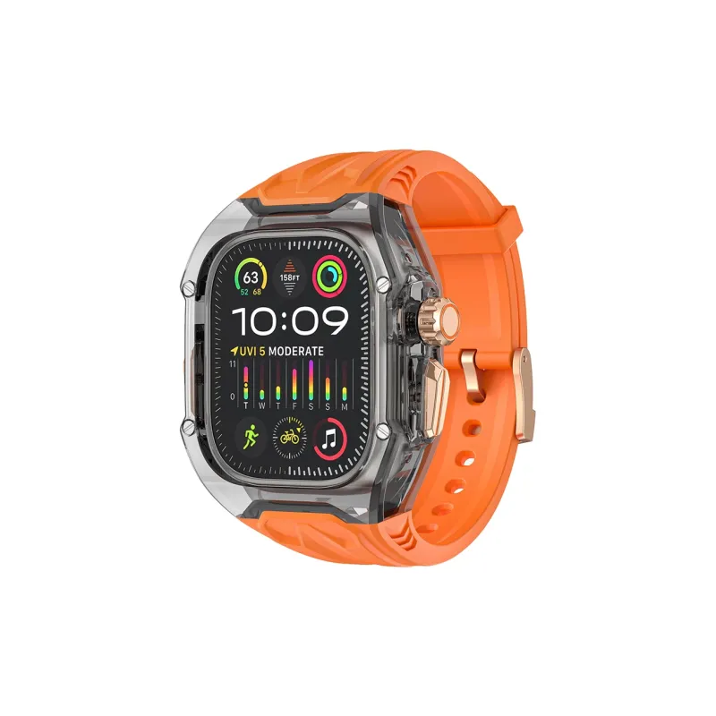IKYOU Apple Compatibility Watch Band Fluoroelastomer Material-11