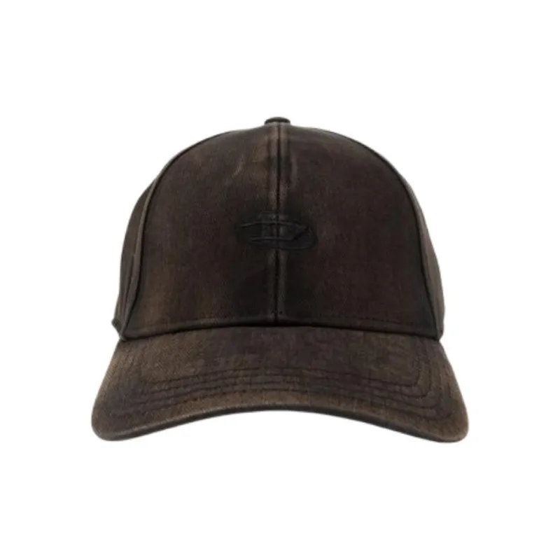 DIESEL C Run Wash Logo Embroidered Baseball Cap-2