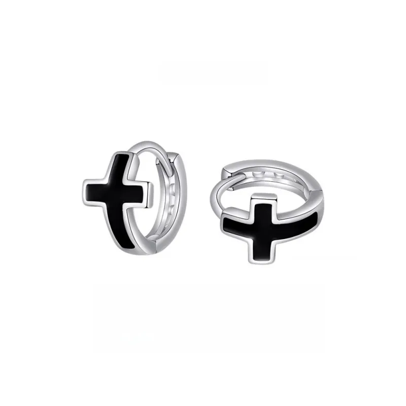 Mr. Shang 925 Sterling Silver Earrings Unisex-2