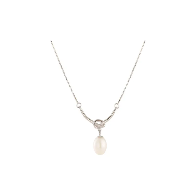 KING OF BLING 925 Sterling Silver, Freshwater Pearl Necklaces Women's-6