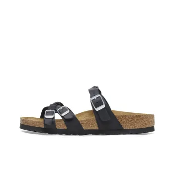 Birkenstock Franca Braided EVA Slip Resistant Slide Slippers Women's Black Regular