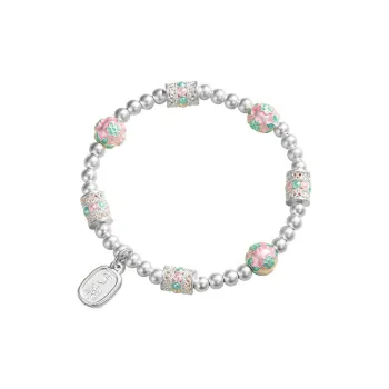 Wylyp 999 Fine Silver Bracelets Women's Silver white Gift Box