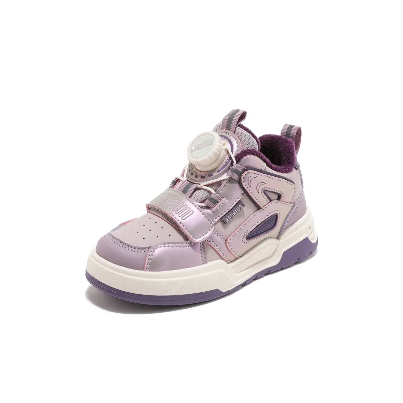 ABC KIDS Slip Resistant Anti Kick Cushioning Lightweight Cushioning Mid Top Kids Lifestyle Shoes Kids'-6