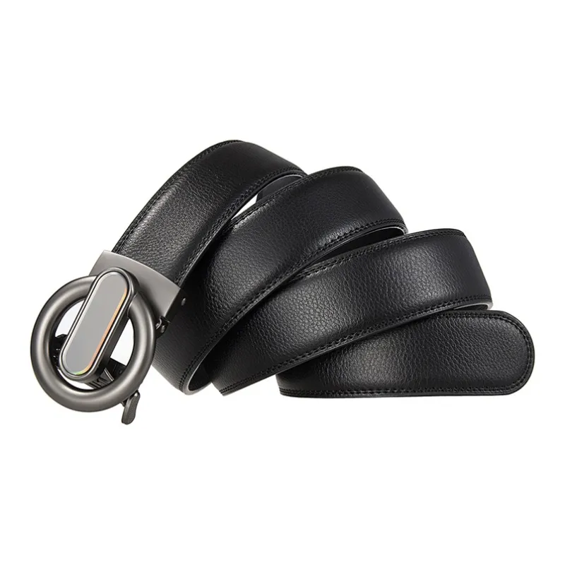 YUZHAOLIN Cow Split Leather Leather Belts Men's 3.5CM-8