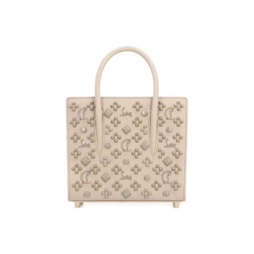 Christian Louboutin Embellished Logo Plaque Tote Bag