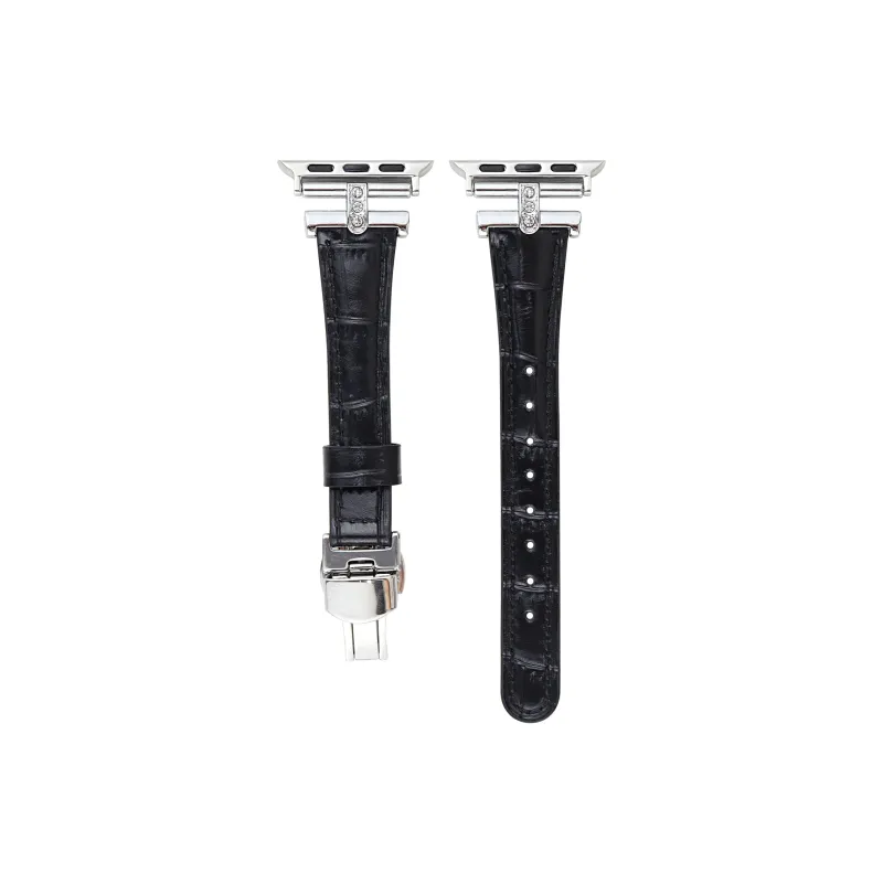 Warbler Dew Apple Compatibility Watch Band Genuine Leather Material-15
