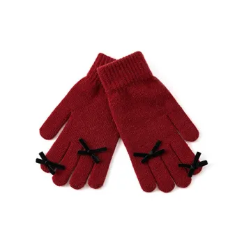 Lanza Acrylic Knit Gloves Women's