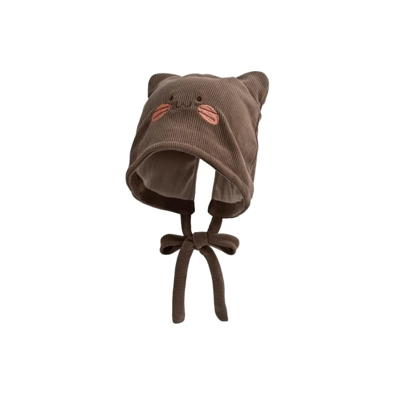 FREE RABBITⅡ Spring And Fall Winter Warm Sleep Cap Postpartum Headwrap Hat Unisex-3