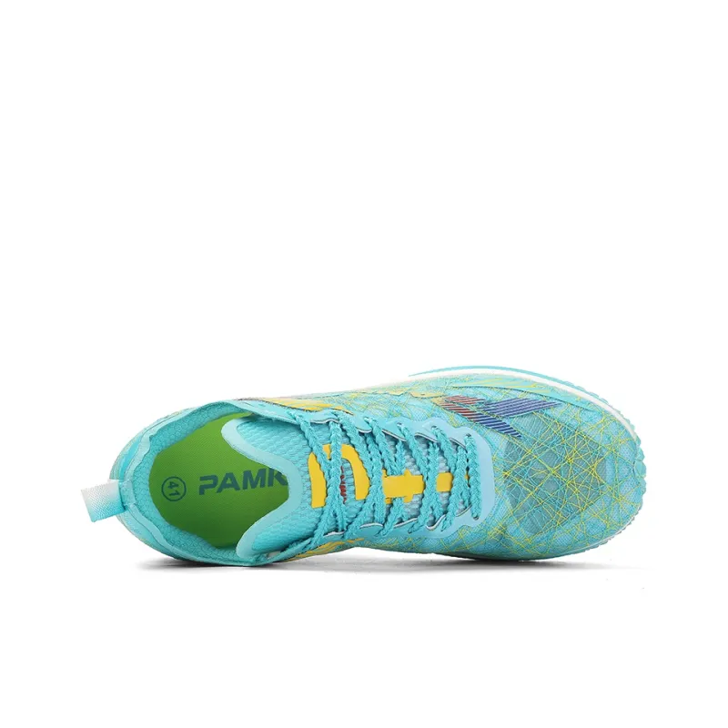 PANKE Running Shoes Unisex Low Top Peacock Blue-2