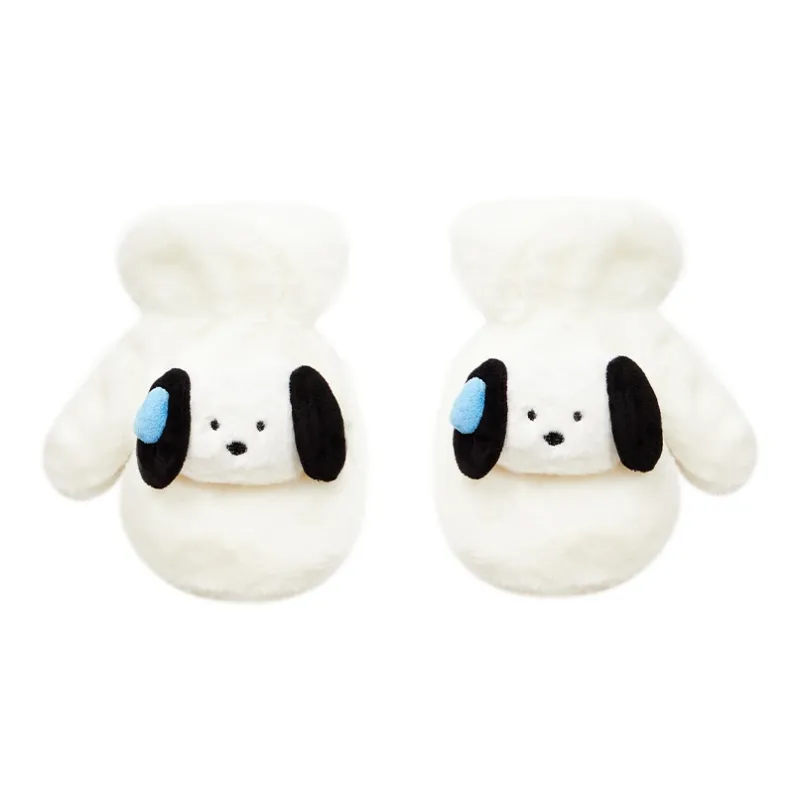 MUYKUY Polyester Gloves Women's White-0