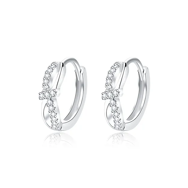 ETAHLOVE S925 Silver Earrings Unisex Love Confession Birthday Gift-0