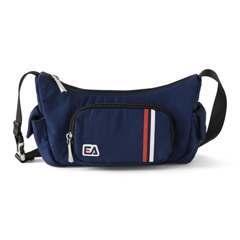 Elle Active Fabric Handbag, Shoulder Bag, Crossbody Bag Unisex Navy Blue-0
