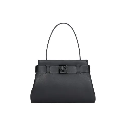ARMANI EXCHANGEAE PU Bonded Synthetic Leather Tote Bag Shopping Bag Shoulder Bag Crossbody Bag Handbag Women's Black