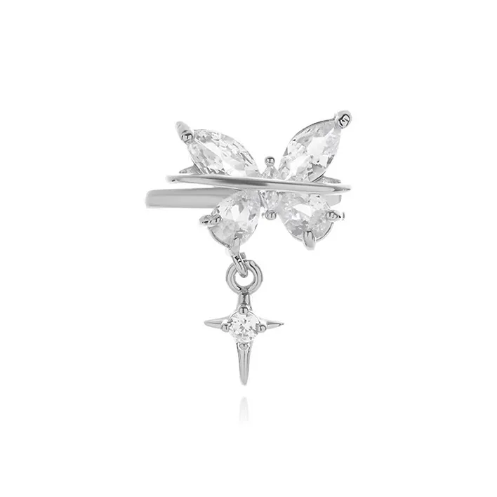 ROGA Alloy Clip On Earrings Women's-1