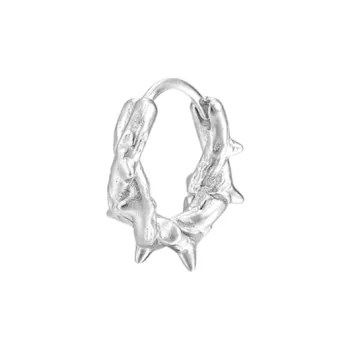 Lang Wind S925 Silver Earrings Men's
