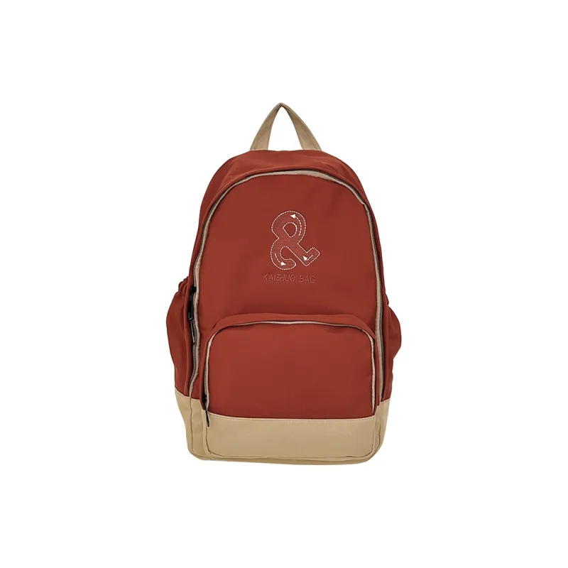 Travel Polyester Backpack Regular Unisex Blue/Red/White-8