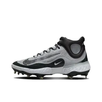 Nike Alpha Huarache Elite 4 Mid Wolf Grey White Dark Smoke Grey