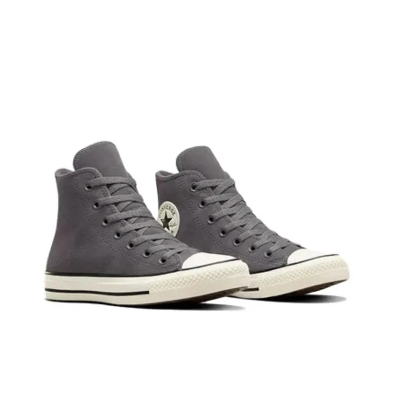 Converse Chuck Taylor All Star Anti Slip Wear Resistant High Top Skateboard Shoes Unisex Gray-2