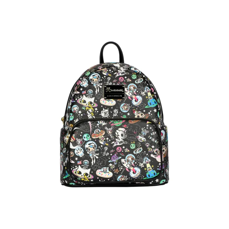 MESUCA Tokidoki Unicorn Collection PU Backpack Regular Women's Black/Purple-5