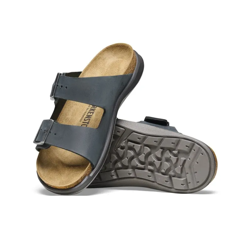 Birkenstock Arizona Crosstown PU Polyurethane Slip Resistant Slide Slippers Women's Black Regular-4