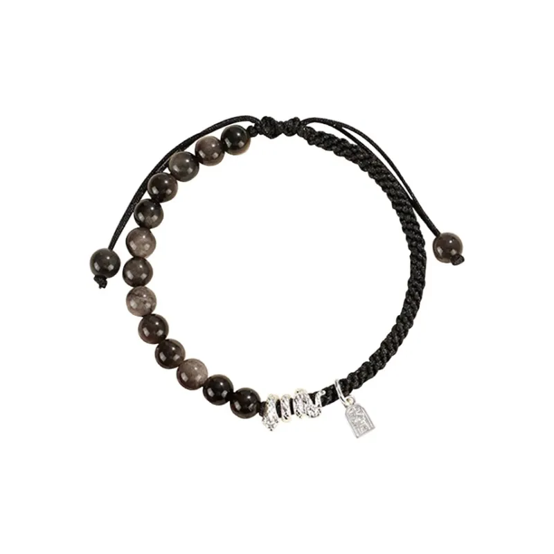 VIVIWELL Strawberry Crystal Woven Hand Rope Unisex-3