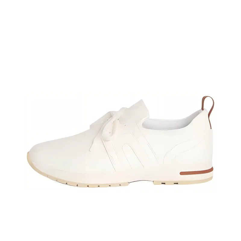 Loro Piana Low Top Casual Shoes Women's White-0