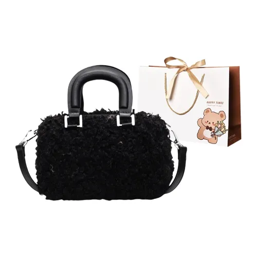 ERANGBEAR Fuzzy Boston Bag Handbag Shoulder Bag Crossbody Bag Regular Women's Multicolor