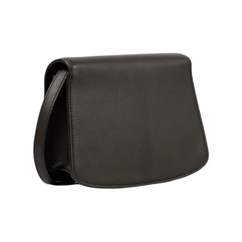 THE ROW Sofia 8.75 Calfskin Shoulder Bag, Crossbody Bag Women's Dark Brown-1