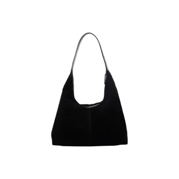 Morellybear Flannelette Shoulder Bag Regular Women's Black/Brown/Coffee