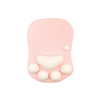 Vibrate Cute Meow Cat Paw Mouse Pad Soft Hand Rest For Boys And Girls Office Desktop Creative