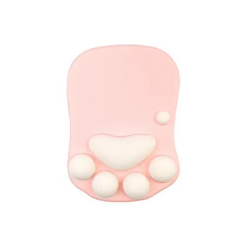 Vibrate Cute Meow Cat Paw Mouse Pad Soft Hand Rest For Boys And Girls Office Desktop Creative