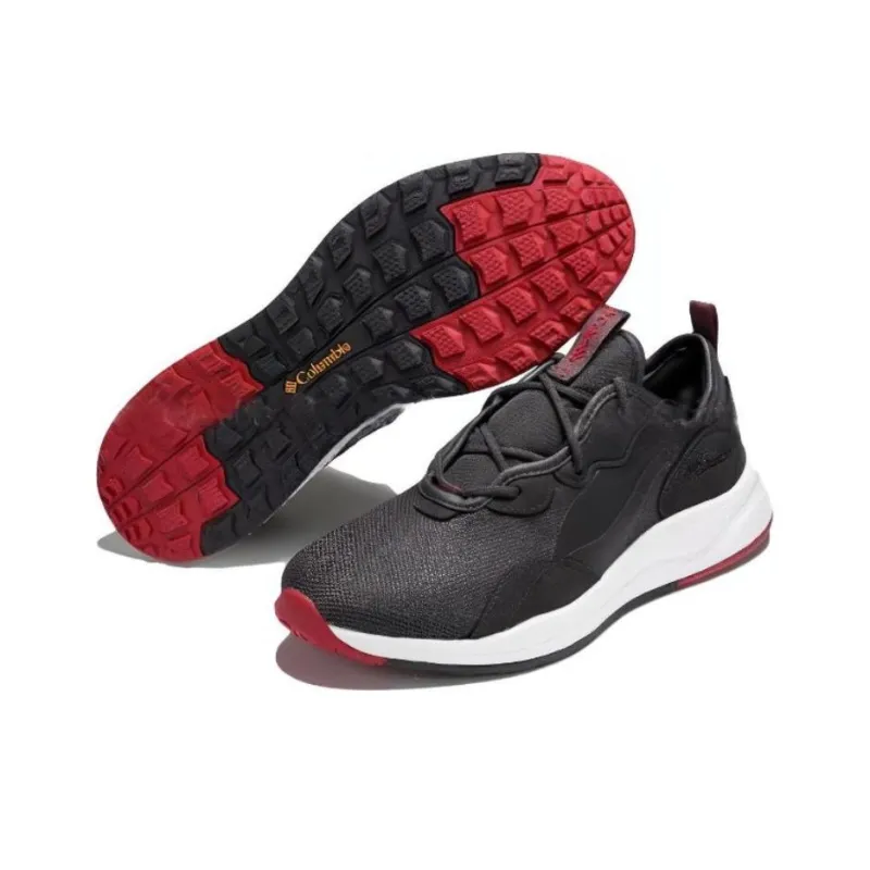 Columbia Cushioned Wear Resistant Waterproof And Breathable Low Top Casual Shoes Women's Black White-4