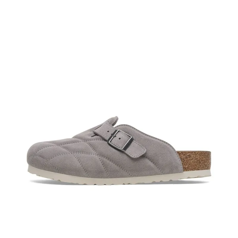 Birkenstock EVA Abrasion-Resistant Wrap-toe Slippers Men's Lime Gray Regular-0