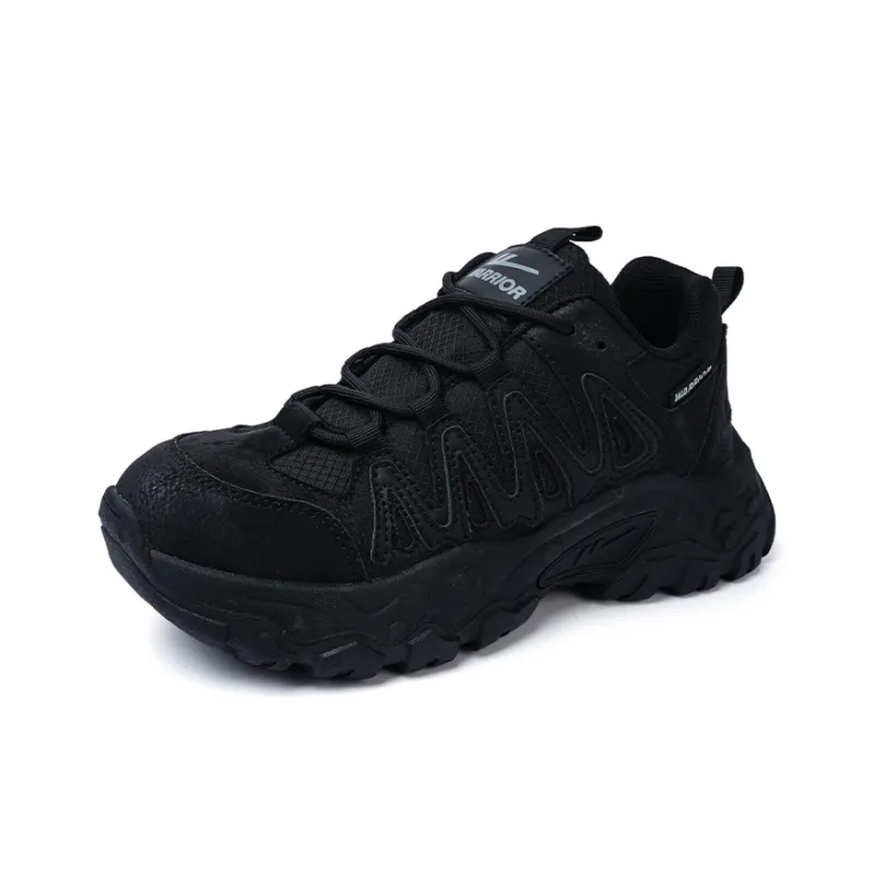 Warrior Warrior Chunky Sneakers Lightweight Low Top Casual Shoes Women's Black 1.0-1