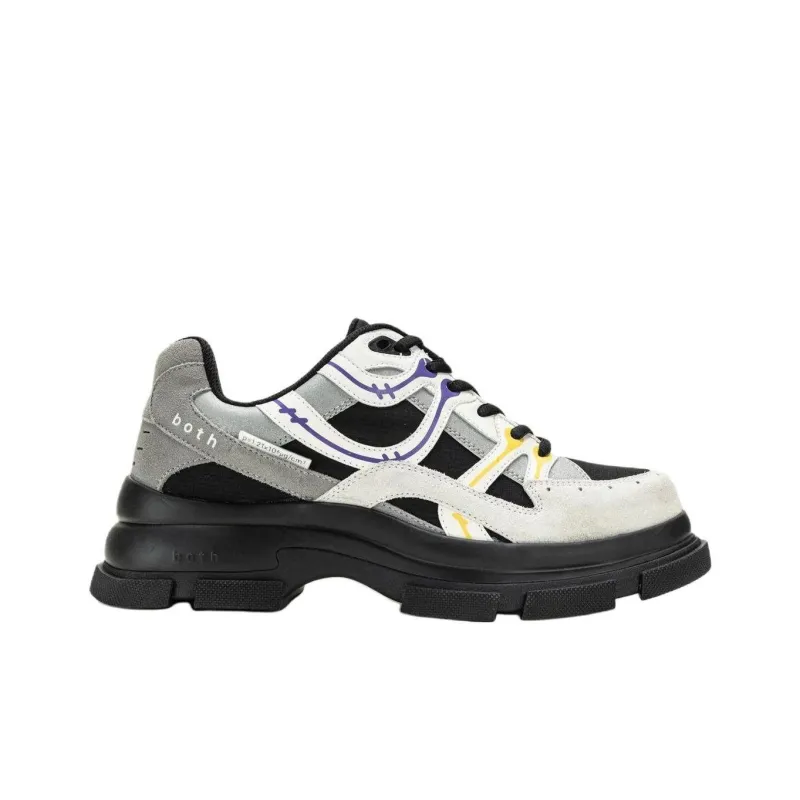 Both Gao Eva RUNNER Low Top Casual Shoes Men's Black Gray Color-1
