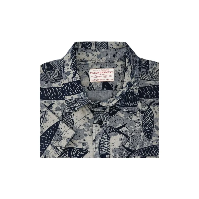 Filson FW24 Shirt Men's Fish-Scale Pattern-3
