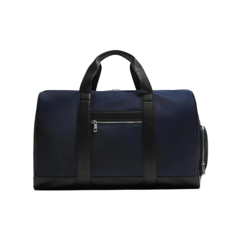 ZARA Polyamide One Shoulder Crossbody Portable Travel Bag Men's Blue-0