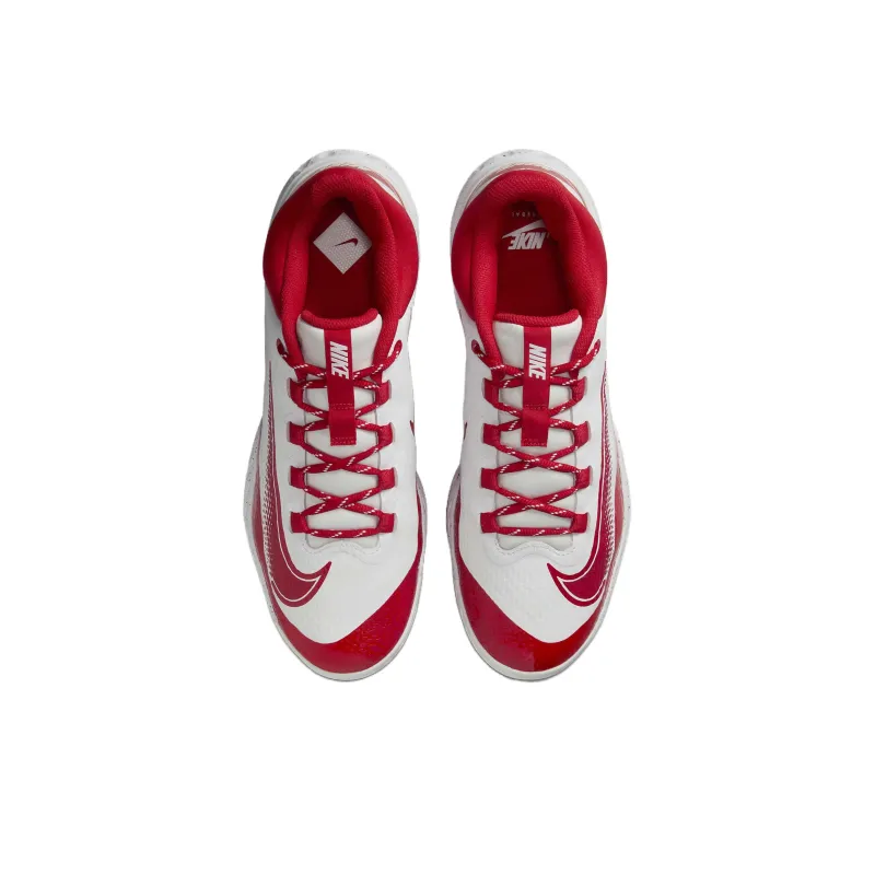 Nike Alpha Huarache Elite 4 Low White University Red-2
