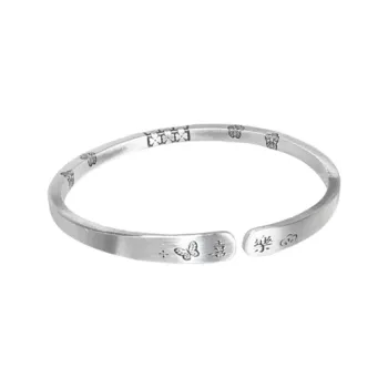 CUTE DAME S999 Sterling Silver Bracelets Women's Silver