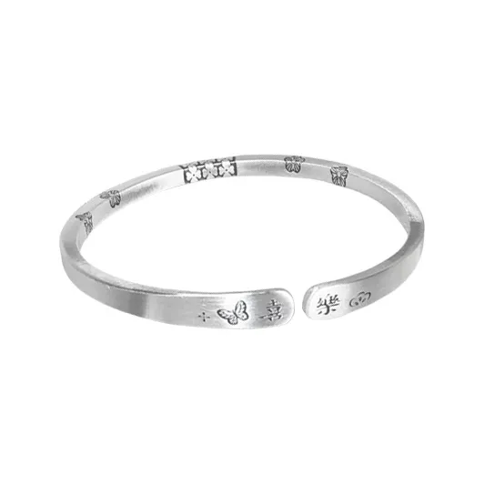 CUTE DAME S999 Sterling Silver Bracelets Women's Silver-0