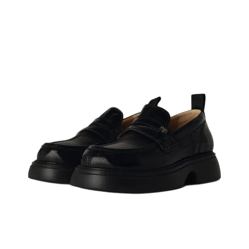 GANNI Loafers 4.5cm Women's Black-3